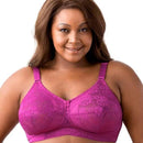 Elila Embroidered Lace Wire-Free Bra - Fuchsia