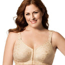 Elila Front Opening Wire-Free Posture Bra - Nude