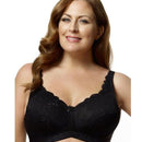 Elila Stretch Lace Wire-Free Bra - Black