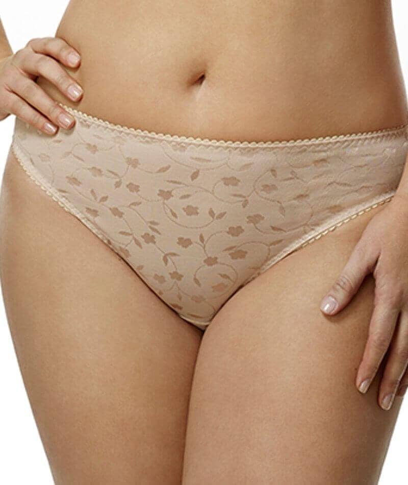 Elila Jacquard Brief - Nude Knickers 