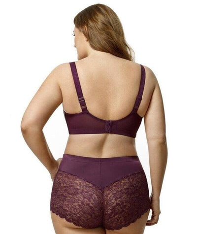 Elila Cheeky Stretch Lace Brief - Plum Knickers 