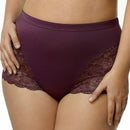 Elila Cheeky Stretch Lace Brief - Plum