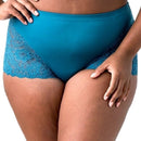 Elila Cheeky Stretch Lace Brief - Teal