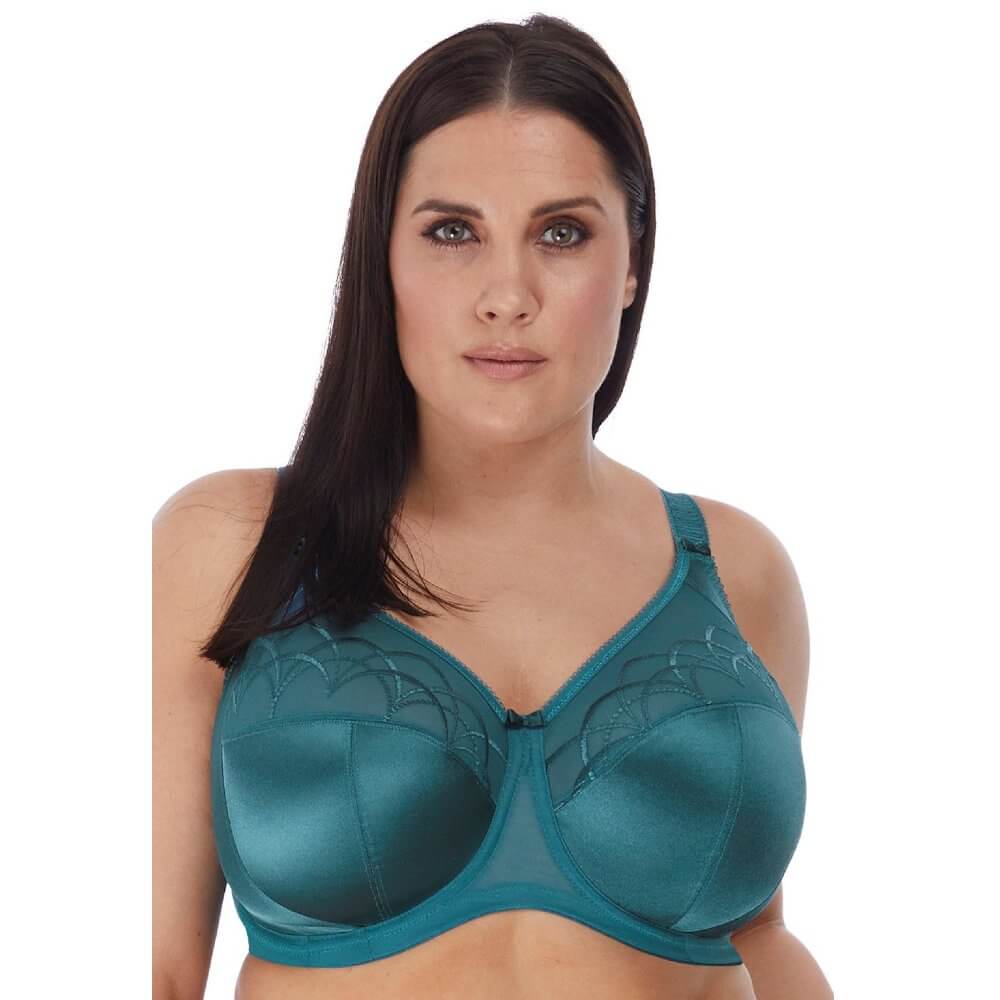 Elomi Cate Underwire Full Cup Banded Bra - Teal Bras 889501107087
