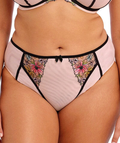 Elomi Carrie High Leg Brief - Ballet Pink Knickers 