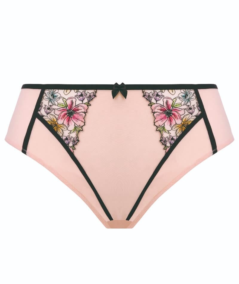 Elomi Carrie High Leg Brief - Ballet Pink Knickers 
