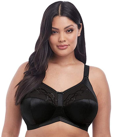 Elomi Cate Soft Cup Wirefree Bra - Black Bras 