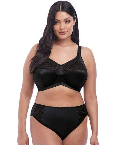 Elomi Cate Soft Cup Wirefree Bra - Black Bras 