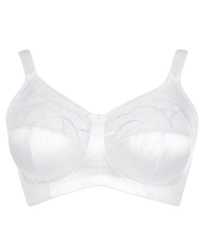 Elomi Cate Soft Cup Wirefree Bra - White Bras 