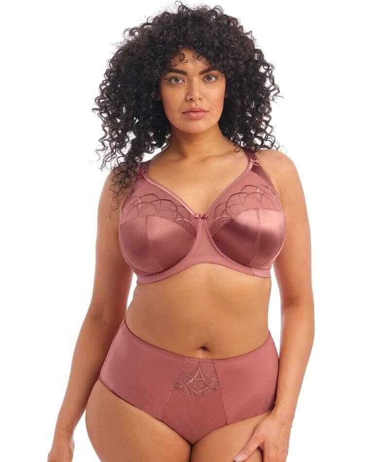 Elomi Cate Underwired Full Cup Banded Bra - Rosewood Bras 