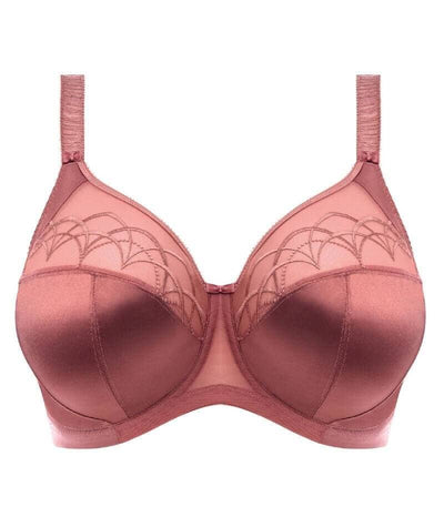 Elomi Cate Underwired Full Cup Banded Bra - Rosewood Bras 