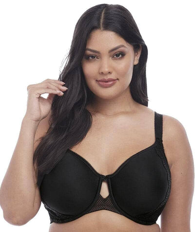 Elomi Charley Underwired Moulded Spacer Bra - Black Bras 