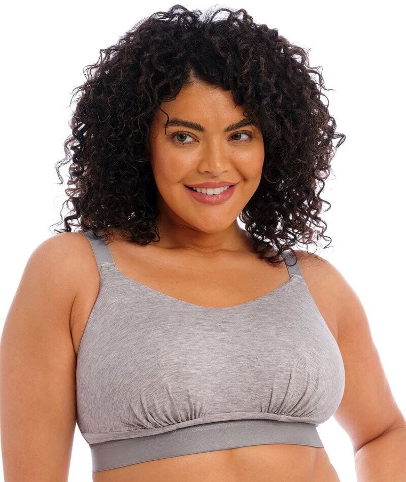 Elomi Downtime Non-Wired Bralette - Grey Marl Bras  