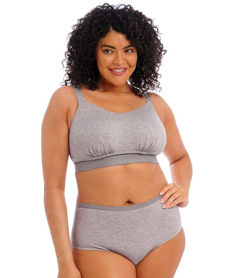 Elomi Downtime Non-Wired Bralette - Grey Marl Bras 