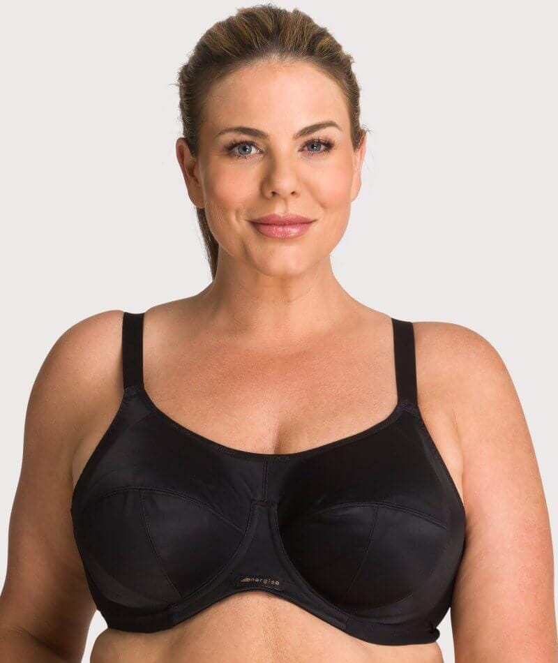 Elomi Energise Underwired Sports Bra - Black Bras  