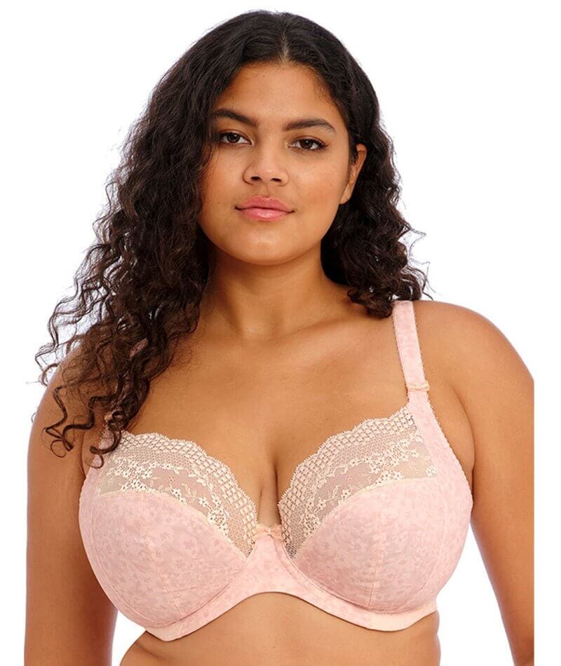 Elomi Lucie Underwire Stretch Plunge Bra - Pale Blush Bras  