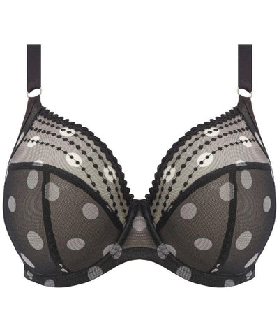 Elomi Matilda Underwired Plunge Bra - Black Dot