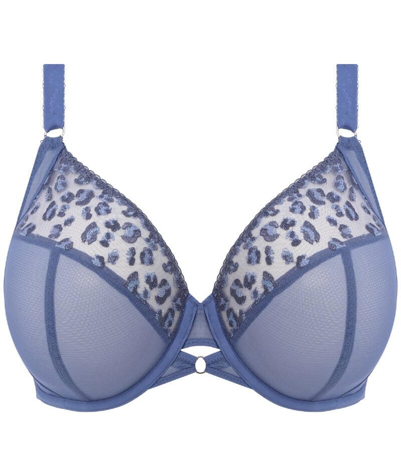 Elomi Namrah Underwired Bandless Plunge Bra - Stonewash