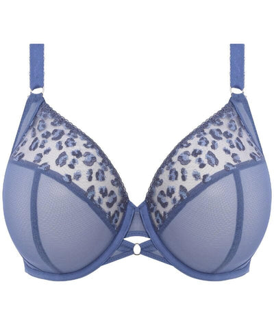 Elomi Namrah Underwired Bandless Plunge Bra - Stonewash