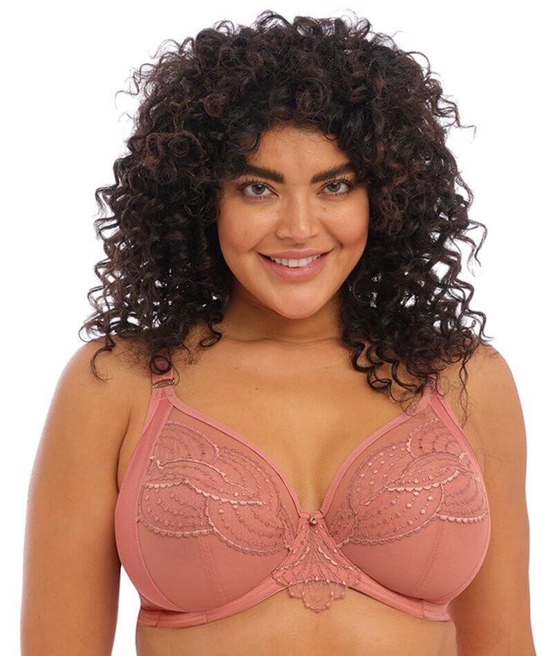 Elomi Priya Underwired Plunge Bra - Rosegold Bras  