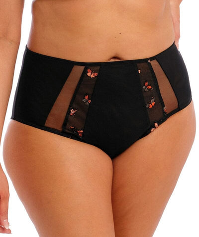 Elomi Sachi Full Brief - Black Butterfly Knickers 