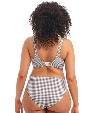 Elomi Swim Checkmate Mid Rise Bikini Brief - Grey Marl Swim 