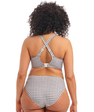 Elomi Swim Checkmate Mid Rise Bikini Brief - Grey Marl Swim 