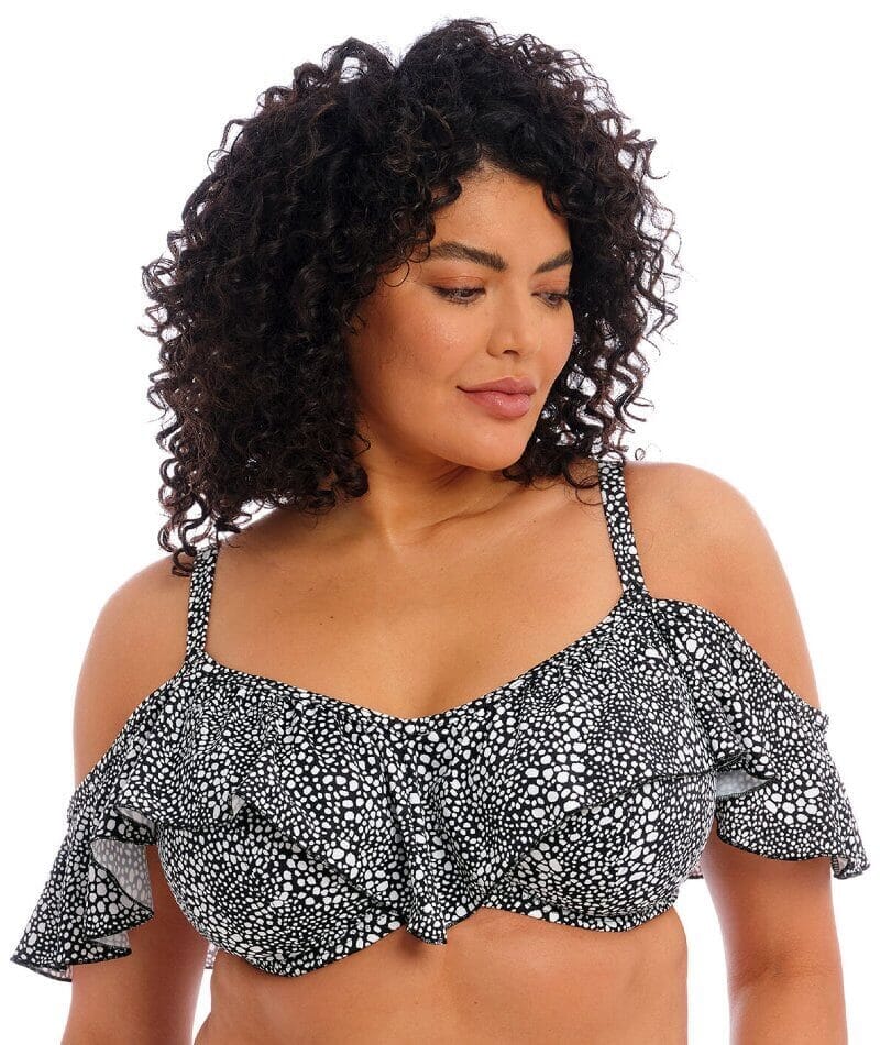 Elomi Swim Pebble Cove Underwired Bikini Top - Black Swim  