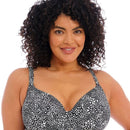 Elomi Swim Pebble Cove Underwired Plunge Bikini Top - Black