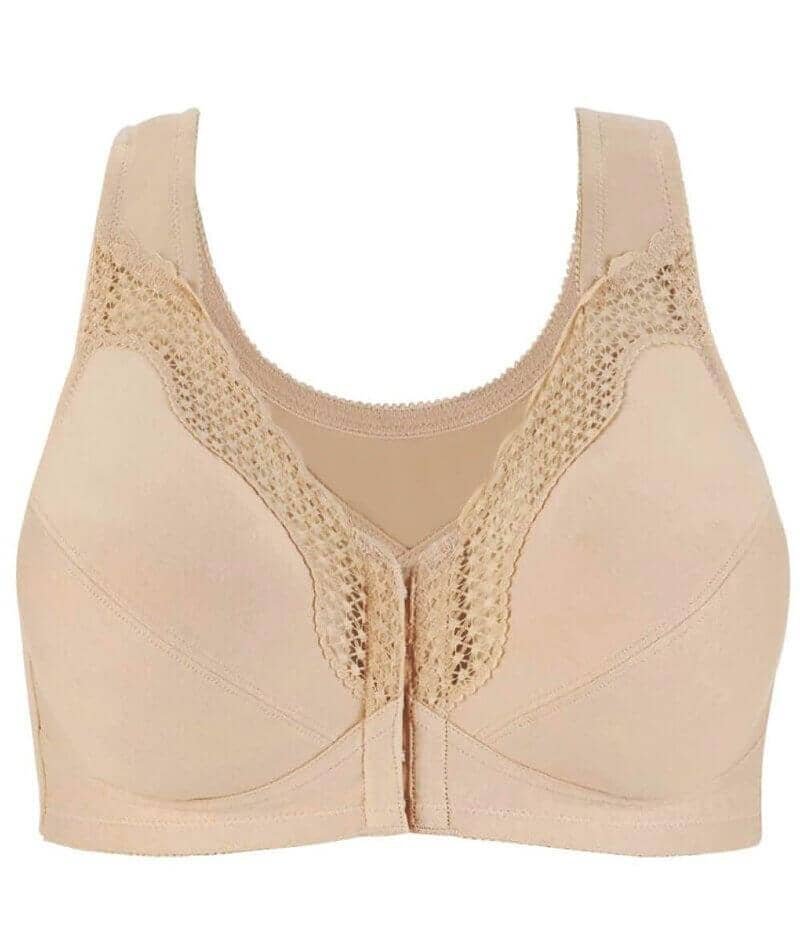 Exquisite Form Fully Front Close Wire-Free Cotton Posture Bra With Lac –  Big Girls Don't Cry (Anymore)