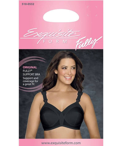 Exquisite Form Fully Original Wirefree Support - Black Bras 