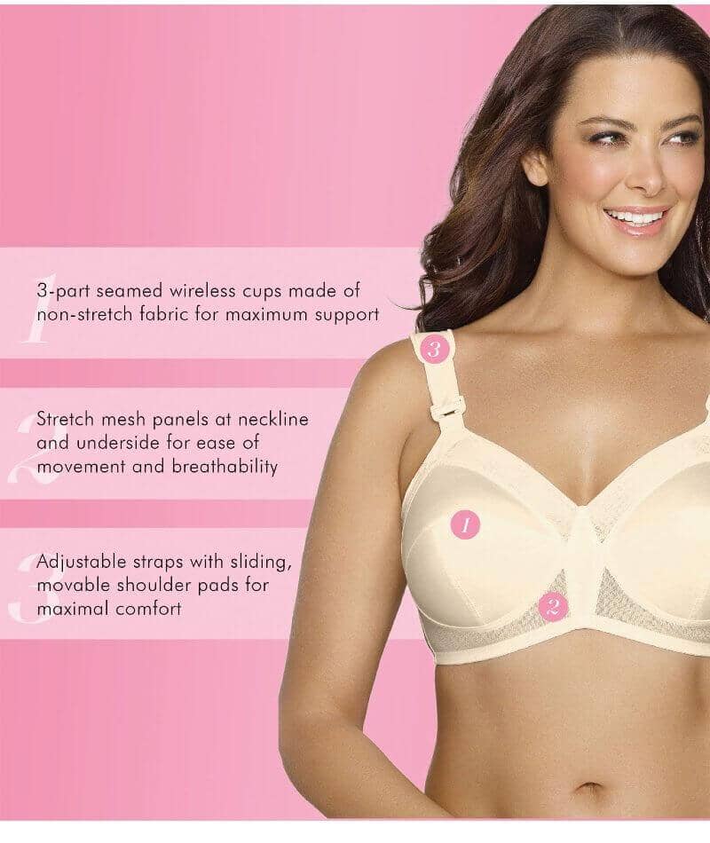 Exquisite Form Fully Original Wirefree Support - Beige Bras 