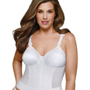 Exquisite Form Fully Back Close Longline Bra - White