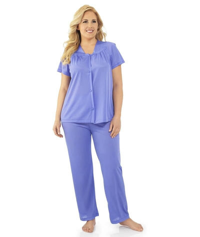 Exquisite Form Short Sleeve Pajamas - Victory Violet Sleep 