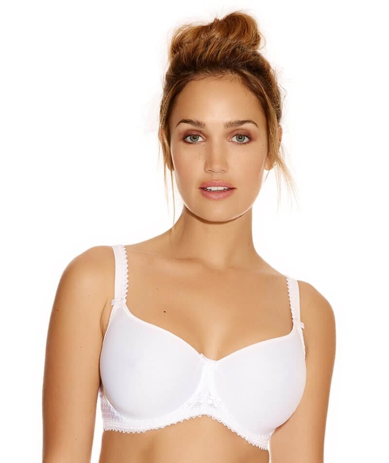 Fantasie Rebecca Moulded Spacer Underwired Bra - White Bras  