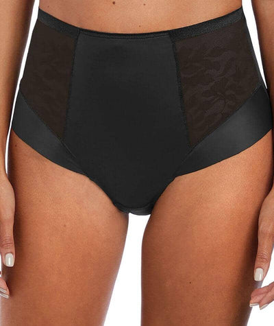 Fantasie Illusion High Waist Brief - Black Knickers 