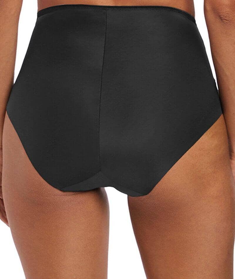 Fantasie Illusion High Waist Brief - Black Knickers 