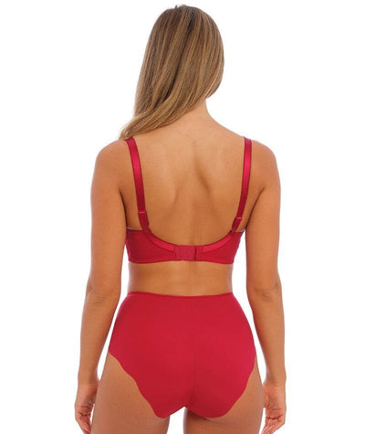 Fantasie Ana High Waist Brief - Red Knickers 