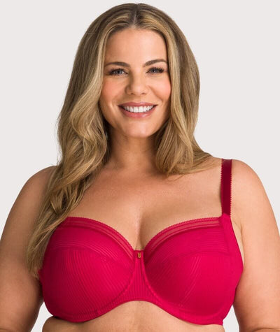 Fantasie Fusion Underwired Full Cup Side Support Bra - Red Bras 