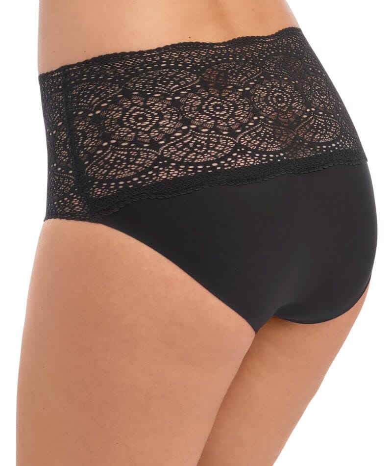 Fantasie Lace Ease Invisible Stretch Full Brief - Black Knickers 