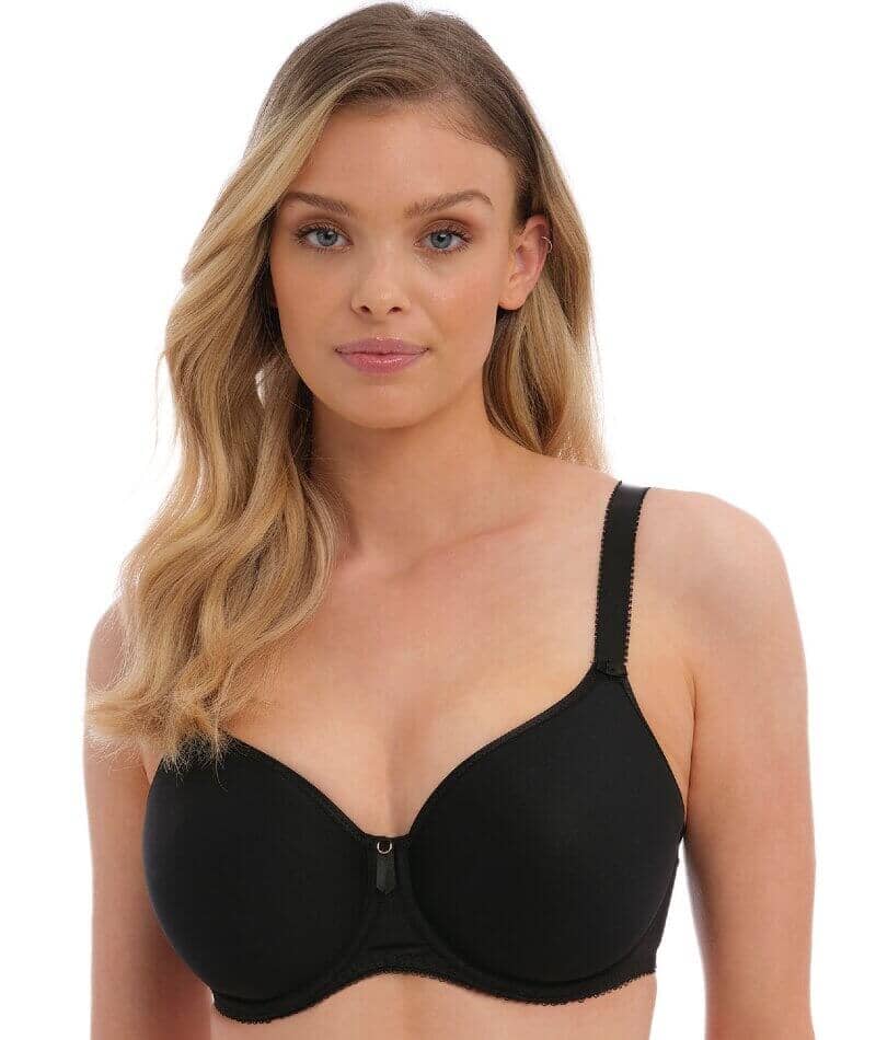 Fantasie Rebecca Essentials Moulded Spacer Underwired Bra - Black Bras  