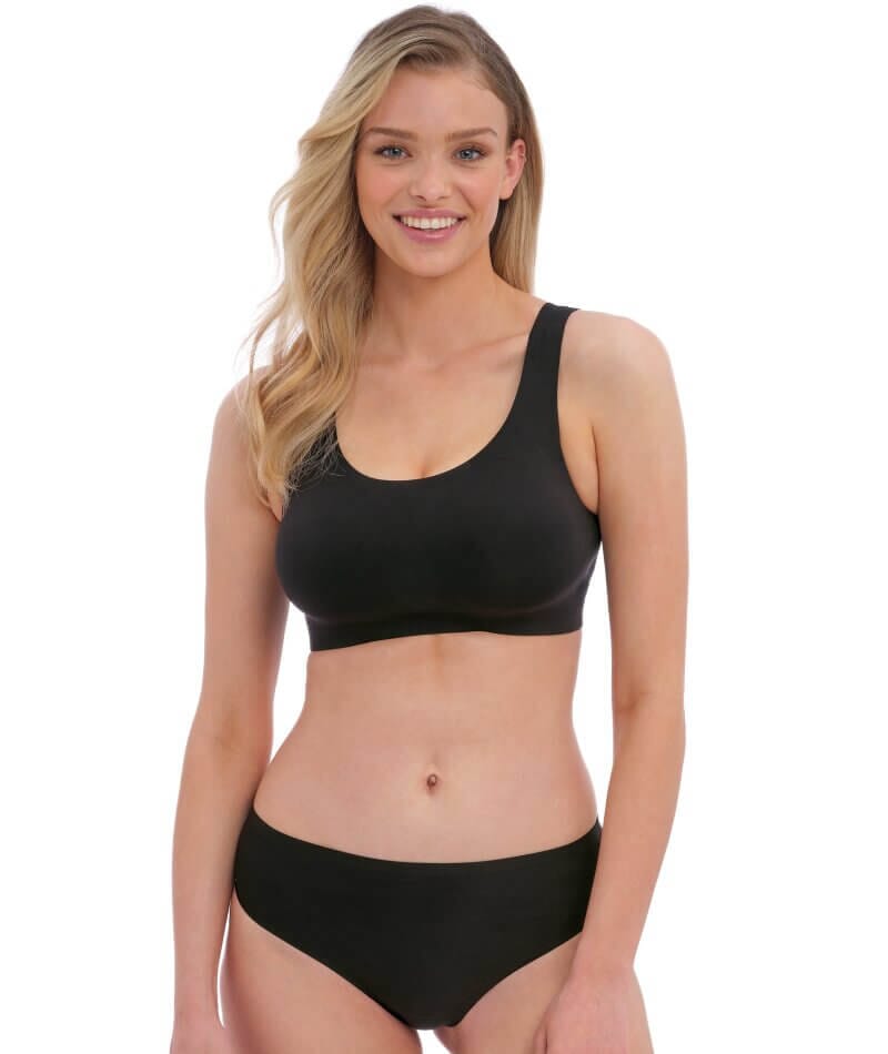 Fantasie Smoothease Wirefree Bralette - Black Bras 