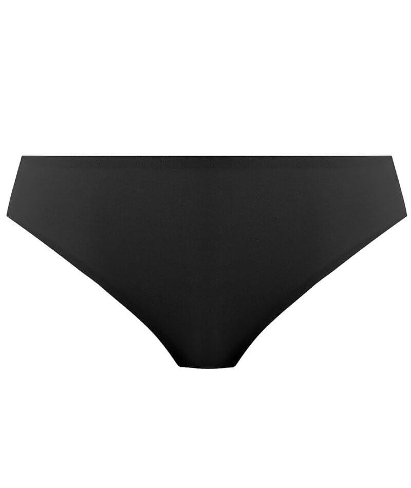 Fantasie Smoothease Invisible Stretch Thong - Black Knickers 
