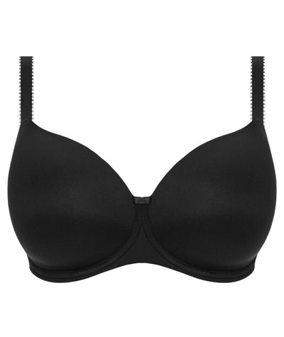 Fantasie Smoothease Underwire Moulded T-Shirt Bra - Black Bras 