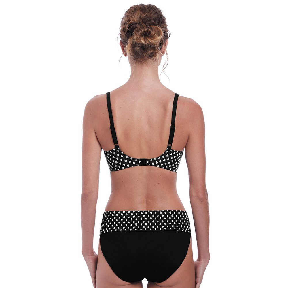 Fantasie Swim Santa Monica Underwire Moulded Bikini Top - Black/White Swim 
