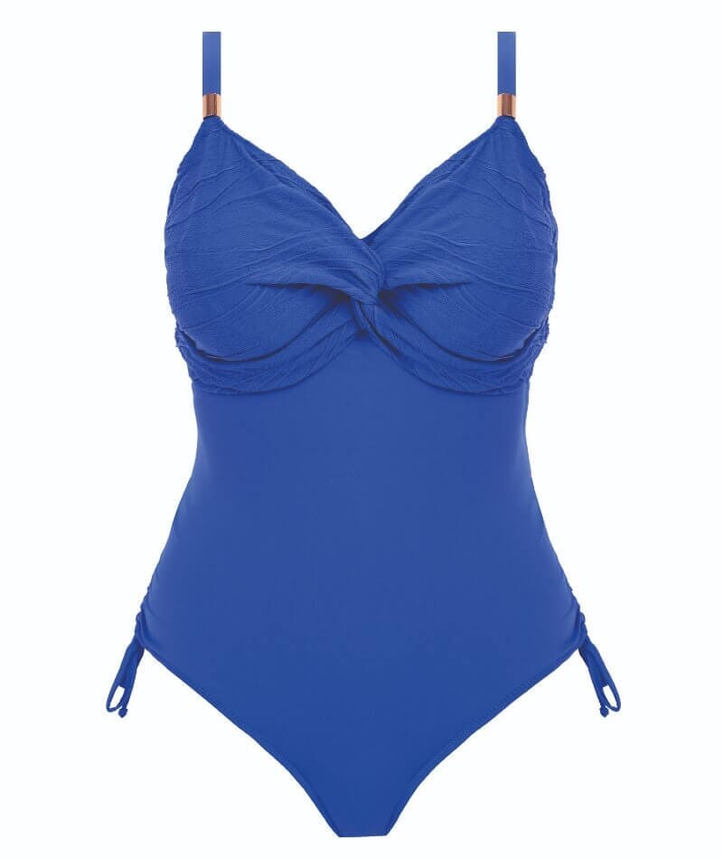 Fantasie Swim Beach Waves Underwire Twist Front Swimsuit With Adjustable Leg - Ultramarine Swim 