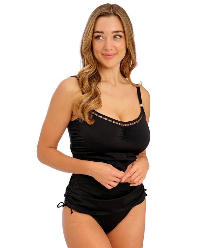Fantasie Swim East Hampton Underwire Adjustable Side Tankini - Black Swim  