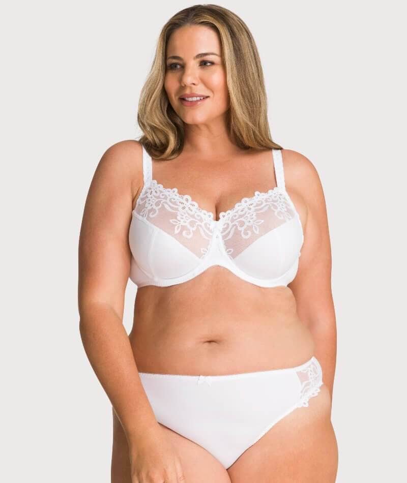 Fayreform Coral Underwire Bra - White – Big Girls Don't Cry (Anymore)