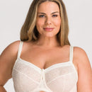 Fayreform Delicate Lace Underwire Bra - Ivory/Cream Tan