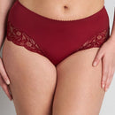 Fayreform Lace Perfect Midi Brief - Biking Red